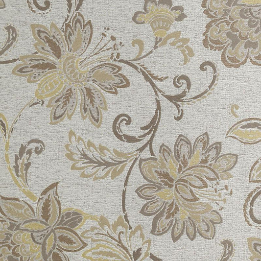Duralee Monogram 190232H | 606-Linen/Charc  Upholstery     - 278159