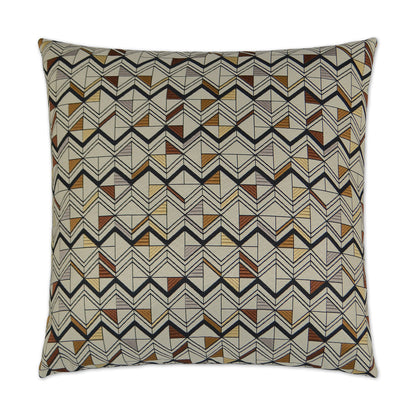 D.V. KAP HOME   24" x 24" Basenji Pillow - Natural Western Chic, Chevron, Geometric    - 2784-N-2424