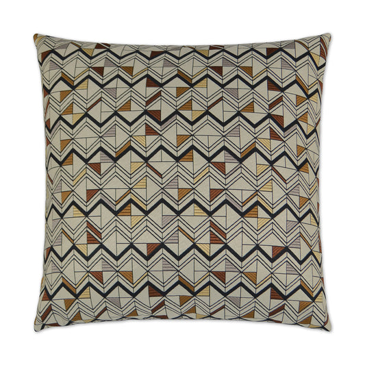 D.V. KAP HOME   24" x 24" Basenji Pillow - Natural Western Chic, Chevron, Geometric    - 2784-N-2424