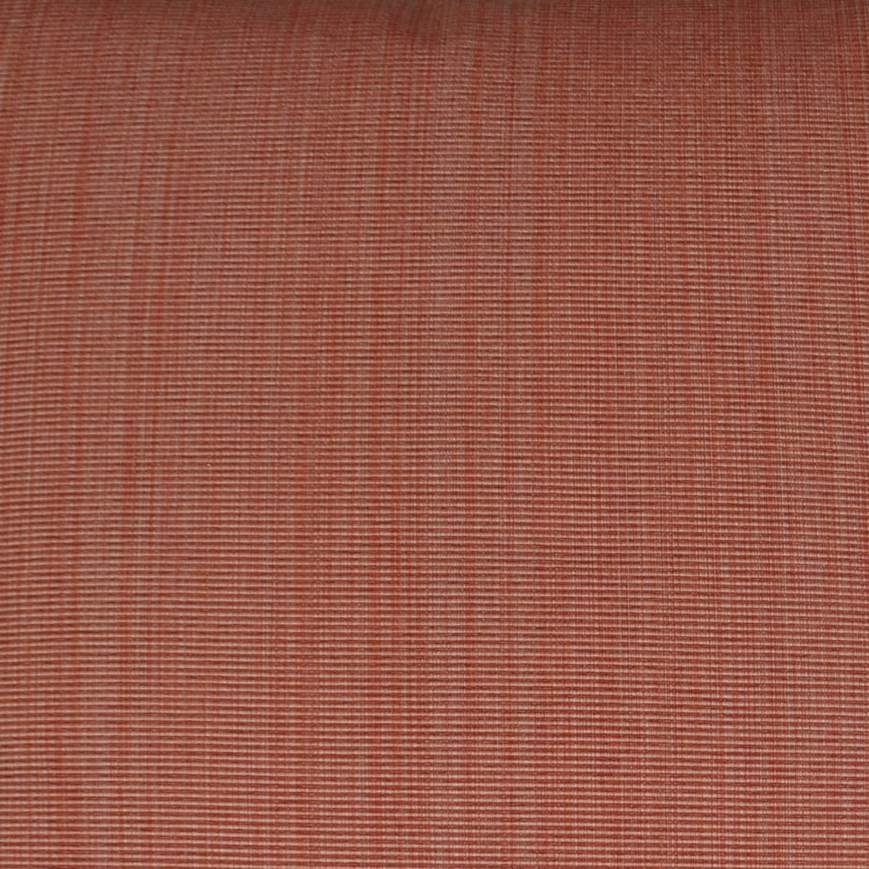 Rust-orange woven fabric close-up with a tight grid texture, ideal for upholstery.