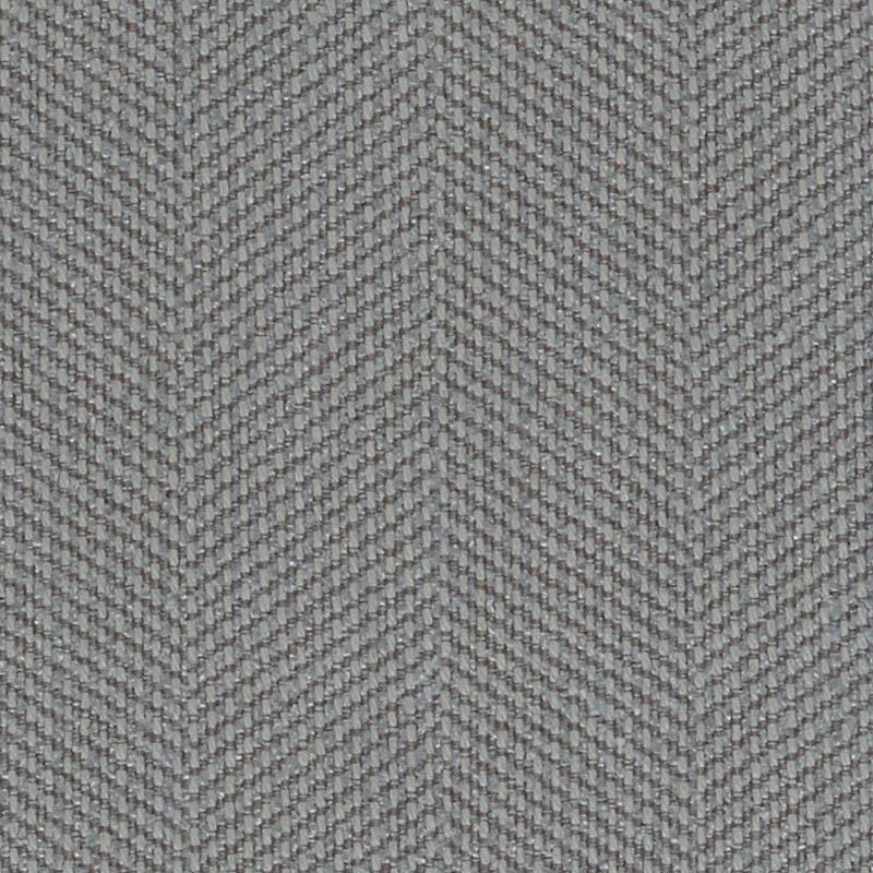 Gray herringbone tweed fabric close-up; woven chevron pattern, wool blend for upholstery or apparel.