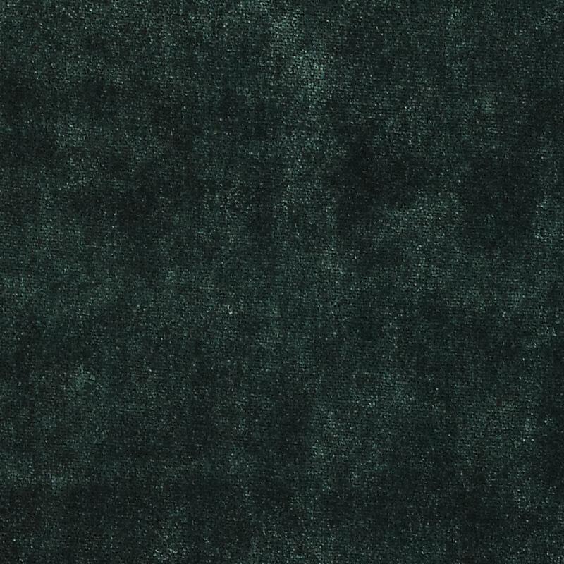 Dark green rectangular upholstery fabric swatch with subtle gradient and faint texture; minimalist, versatile home decor material.