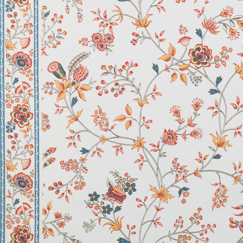 Duralee Monogram 200011H | 73-Red/Blue  Print     - 279341