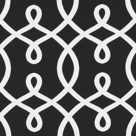 Duralee 21116 | 12-Black  Print     - 279417