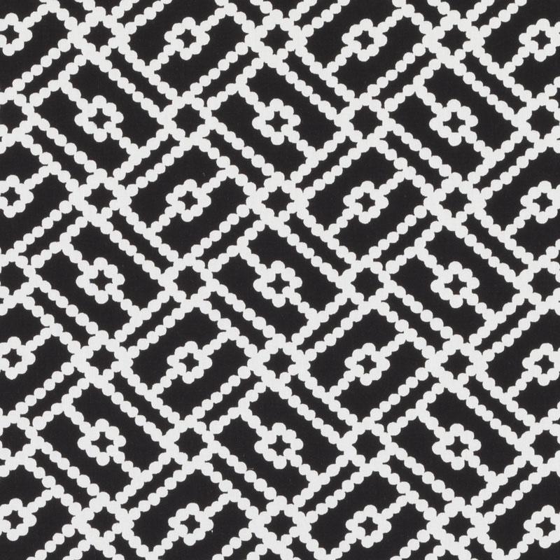 Duralee 21098 | 12-Black  Print     - 279465