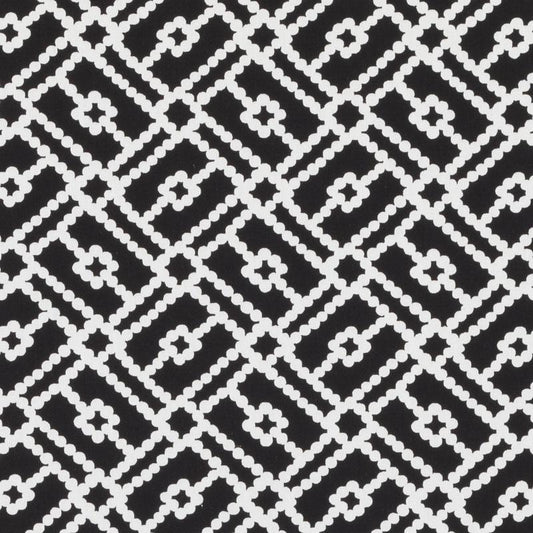 Duralee 21098 | 12-Black  Print     - 279465