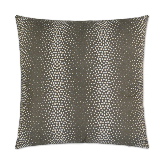 D.V. KAP HOME   24" x 24" Pearl Pillow - Grey Abstract, Stripes    - 2796-G-2424