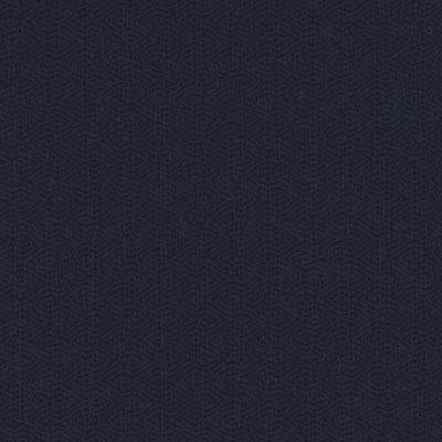 Close-up of navy blue textured upholstery fabric with fine pebble grain.