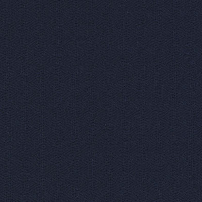 Dark navy textured upholstery fabric with a subtle geometric chevron pattern.
