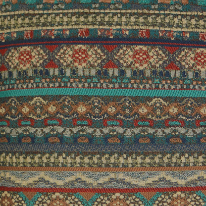 D.V. KAP HOME   24" x 24" Gemology Pillow - Turquoise Global    - 2799-T-2424