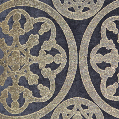 D.V. KAP HOME   24" x 24" Mulberry Pillow - Slate Glam, Traditional    - 2805-S-2424