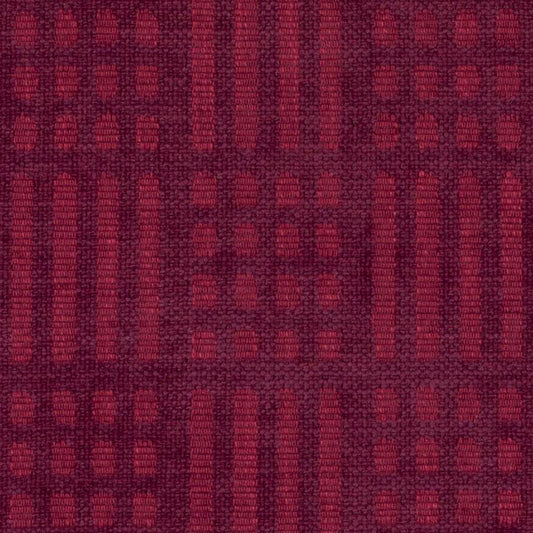 Duralee Monogram Hu15841 | 590-Plum/Red  Upholstery     - 281485