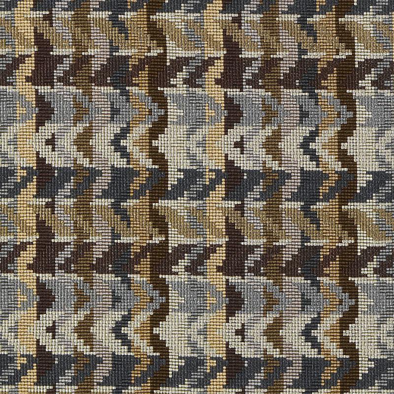 Duralee Monogram Hu15983 | 718-Cocoa/Silve  Upholstery     - 281685