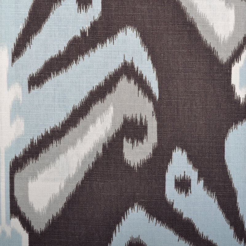 Duralee 21041 | 680-Aqua/Cocoa  Print     - 281711