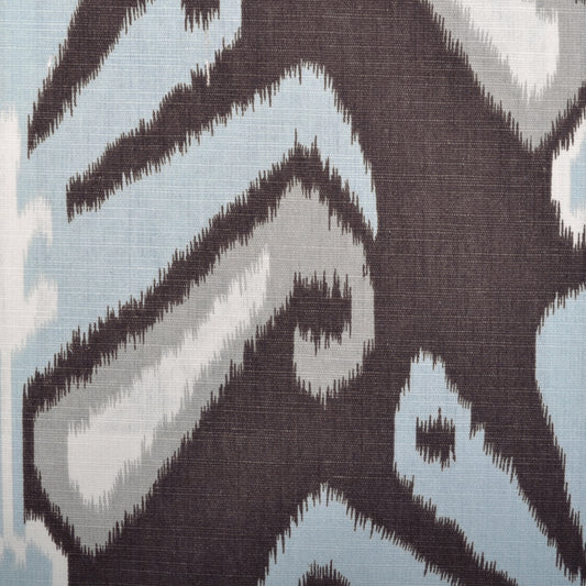 Duralee 21041 | 680-Aqua/Cocoa  Print     - 281711