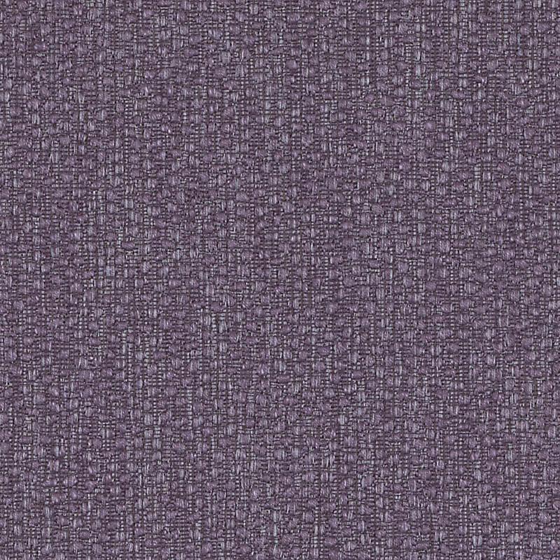 Muted plum woven upholstery fabric with subtle grid texture and small square pattern.