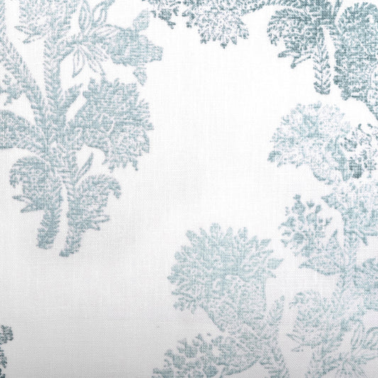 Duralee 21039 | 19-Aqua  Print     - 281877