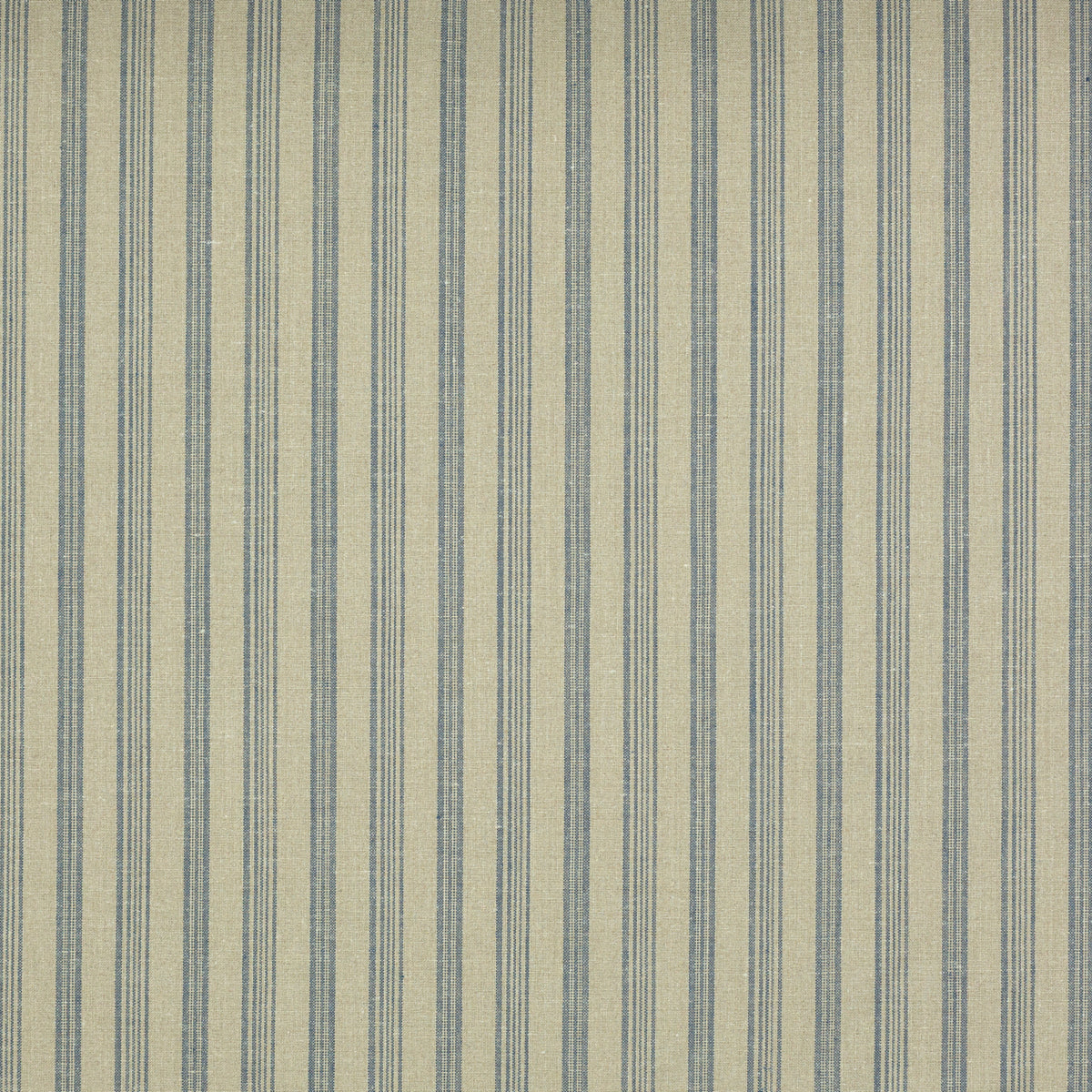 SCHUMACHER  RAOUL TEXTILES INDIGO STRIPE WOVEN WOVEN NATURAL   - 281P14