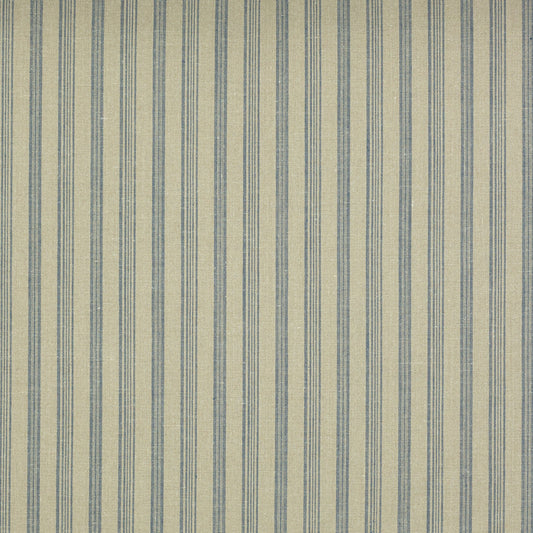 SCHUMACHER  RAOUL TEXTILES INDIGO STRIPE WOVEN WOVEN NATURAL   - 281P14