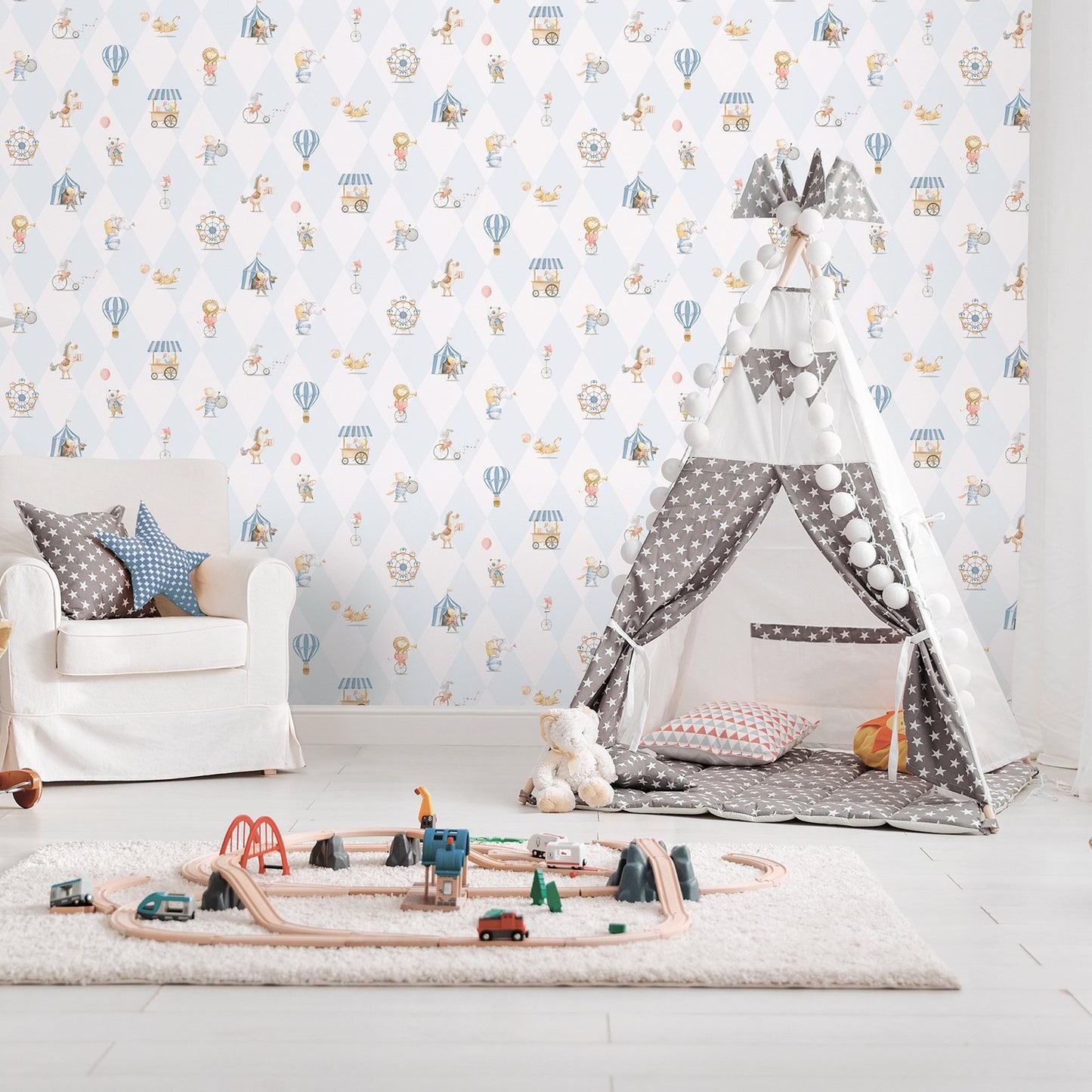 GALERIE WALLCOVERINGS Bambino    Blue   - 282-2