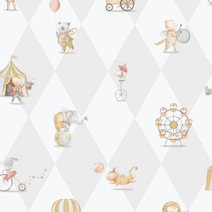 GALERIE WALLCOVERINGS Bambino    Silver - Grey   - 282-3