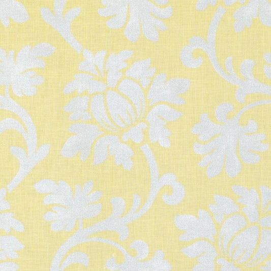 Duralee 21089 | 268-Canary  Print     - 282011