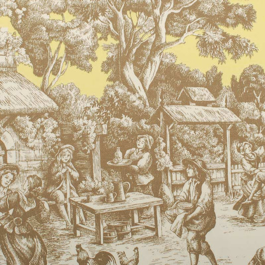 Duralee 21058 | 66-Yellow  Print     - 282073