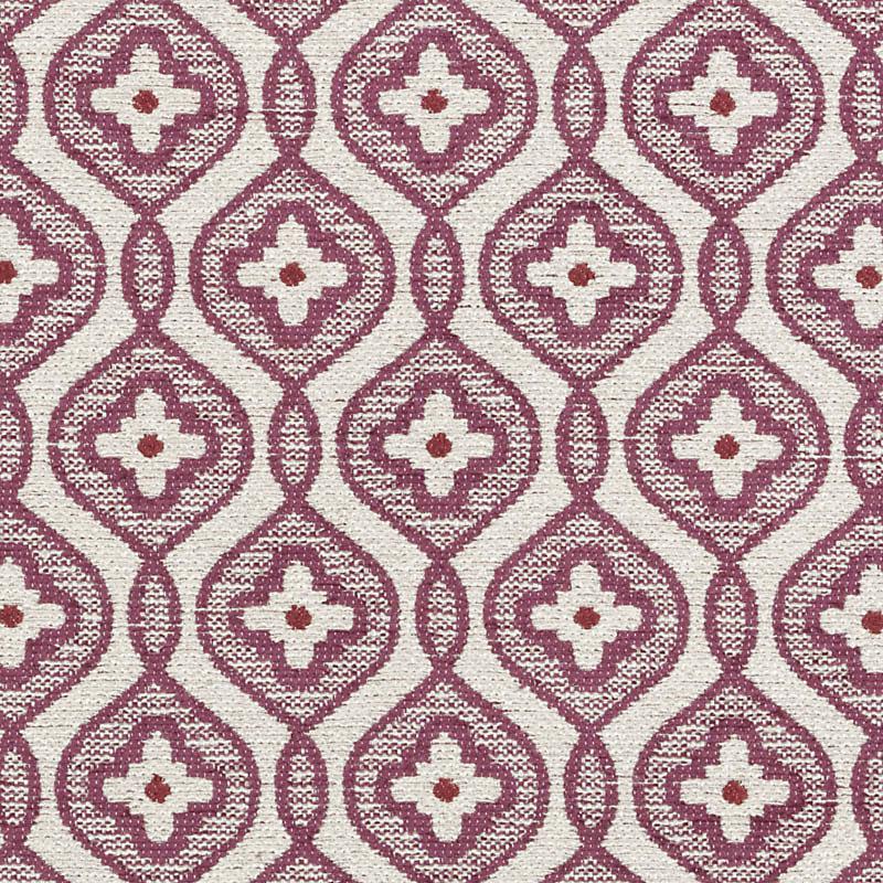 Duralee Monogram 190234H | 590-Plum/Red  Upholstery     - 282223