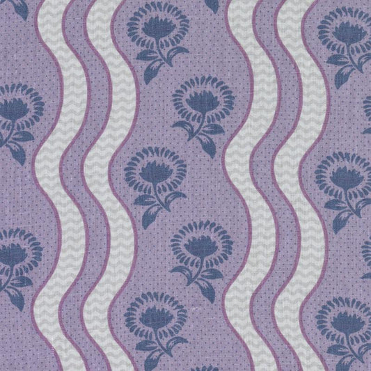 Duralee Monogram 200017H | 204-Amethyst  Print     - 282299