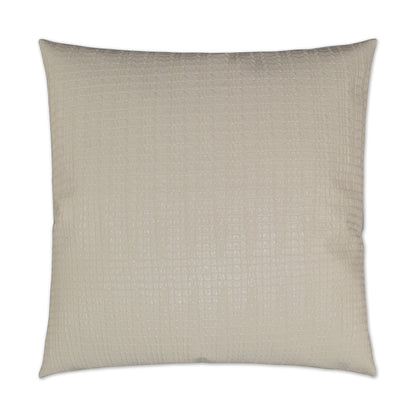 D.V. KAP HOME   24" x 24" Saltwater Croc Pillow - Ivory Solid, Animal    - 2823-I-2424