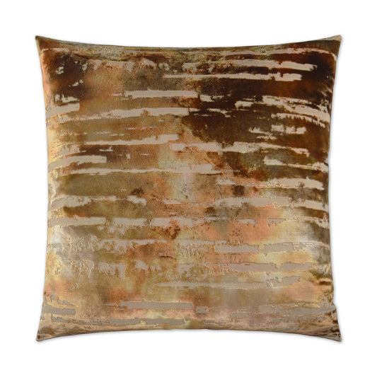 D.V. KAP HOME   24" x 24" Bonbons Pillow - Caramel Textured, Transitional    - 2838-C-2424