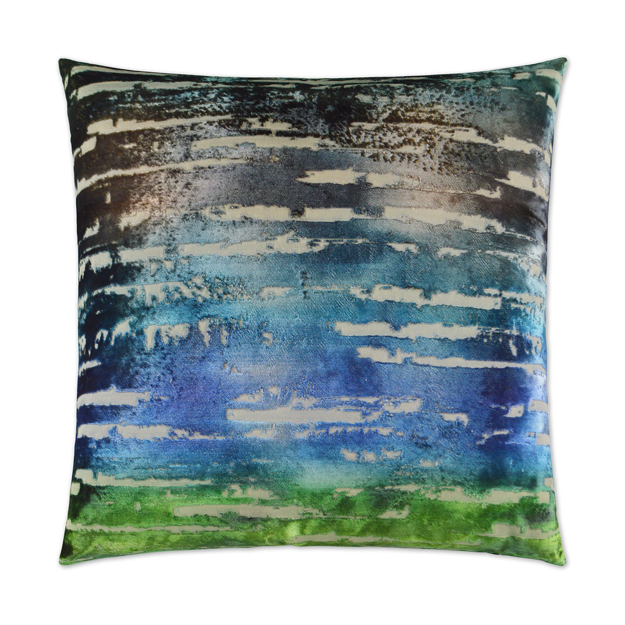 D.V. KAP HOME   24" x 24" Bonbons Pillow - Emerald Textured, Transitional    - 2838-E-2424