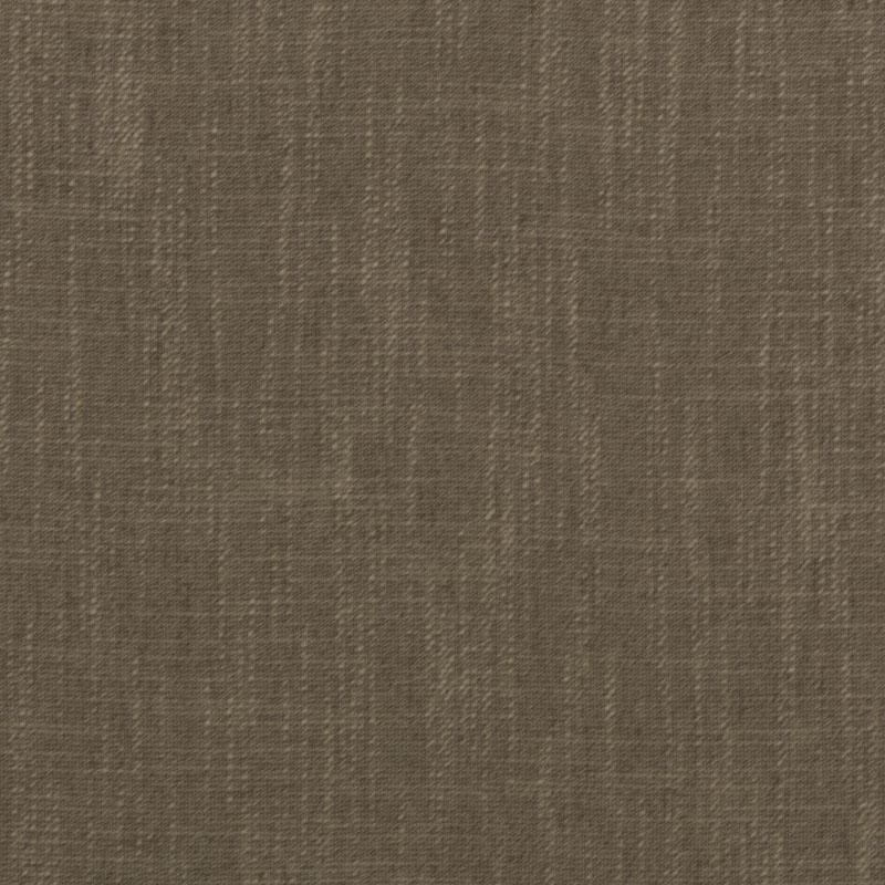 Brown woven fabric with a subtle heathered pattern; upholstery-style linen-look fabric.