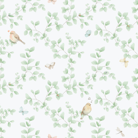 GALERIE WALLCOVERINGS Bambino    Green   - 284-3