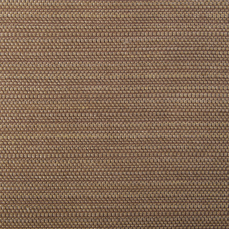 Brown woven fabric with tight, small dot texture and subtle horizontal stripes.