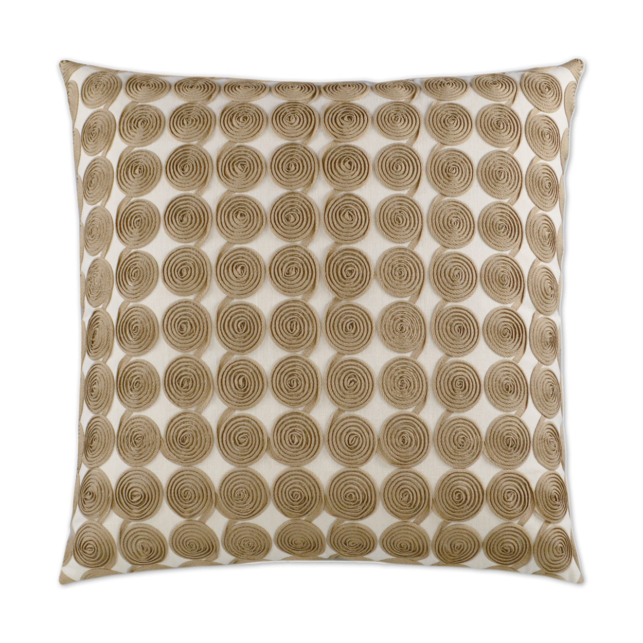 D.V. KAP HOME   24" x 24" Radar Love Pillow Circular - Dots, Global    - 2843-2424