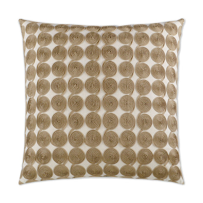 D.V. KAP HOME   24" x 24" Radar Love Pillow Circular - Dots, Global    - 2843-2424