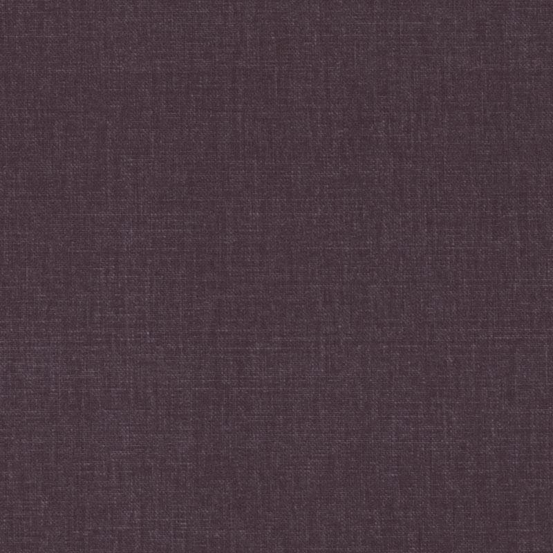 Dark plum linen-textured fabric swatch; rich woven upholstery textile.