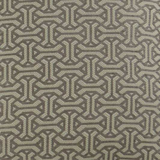 D.V. KAP HOME 2864-M-YARD Twist And Shout Fabric - Mink Geometric  Grey   - Twist And Shout