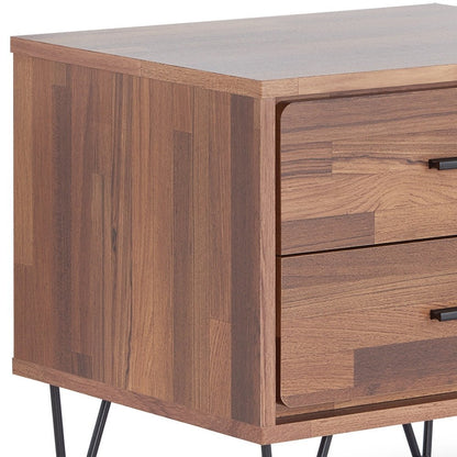 20" White Nightstand With Manufactured Wood Top