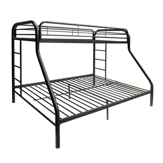 78" X 54" X 60" Twin Over Full Rainbow Metal Tube Bunk Bed