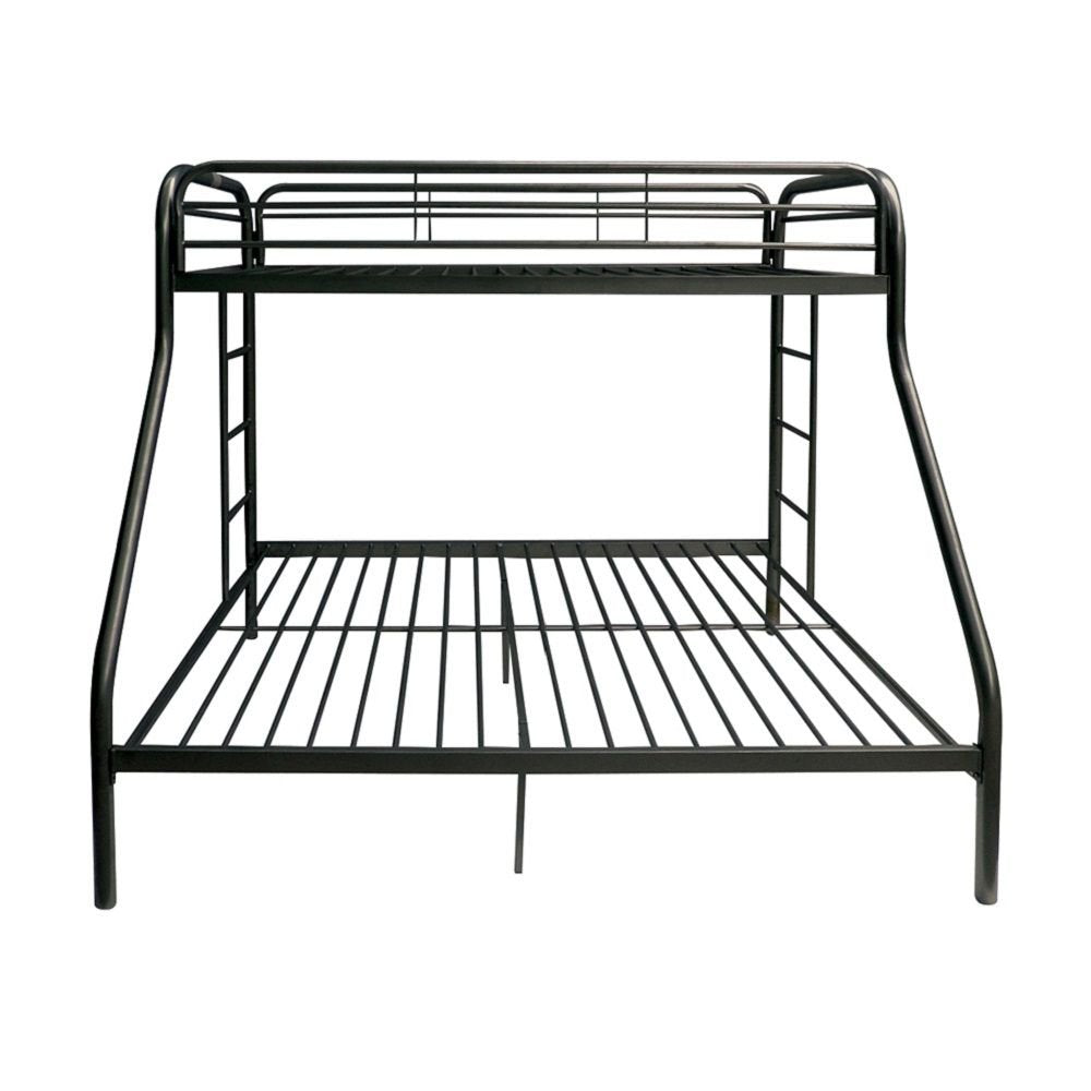 78" X 54" X 60" Twin Over Full Purple Metal Tube Bunk Bed