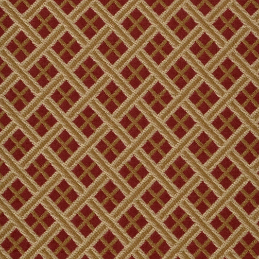 Duralee 36171 | 69-Gold/Red  Upholstery     - 286583