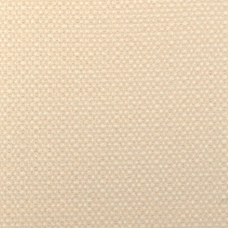 Beige woven fabric swatch with a subtle, tiny dot texture.