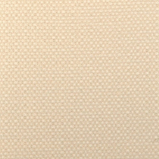 Beige woven fabric swatch with a subtle, tiny dot texture.