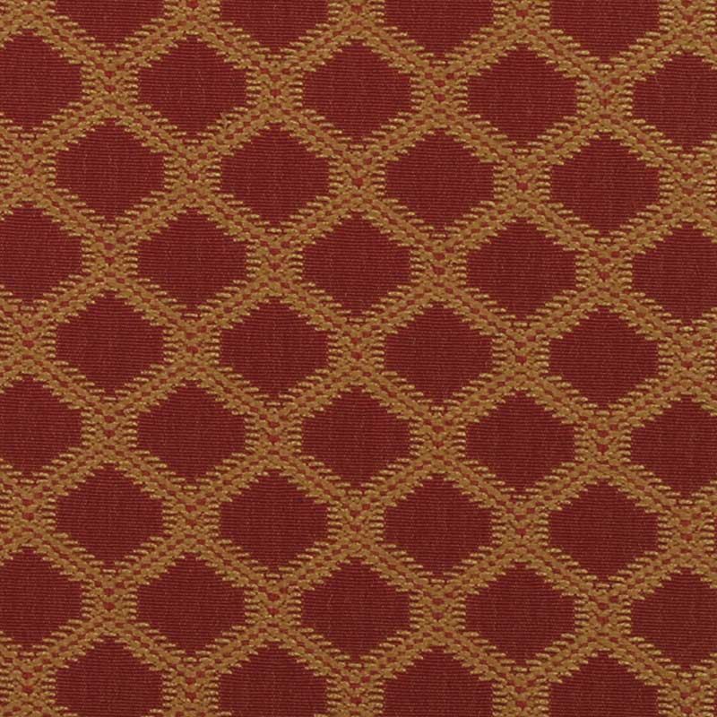 Duralee 15578 | 69-Gold/Red  Upholstery Fabric    - 287493