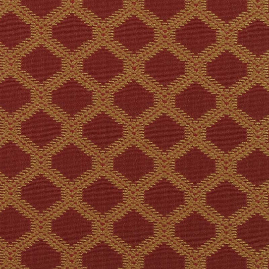Duralee 15578 | 69-Gold/Red  Upholstery Fabric    - 287493
