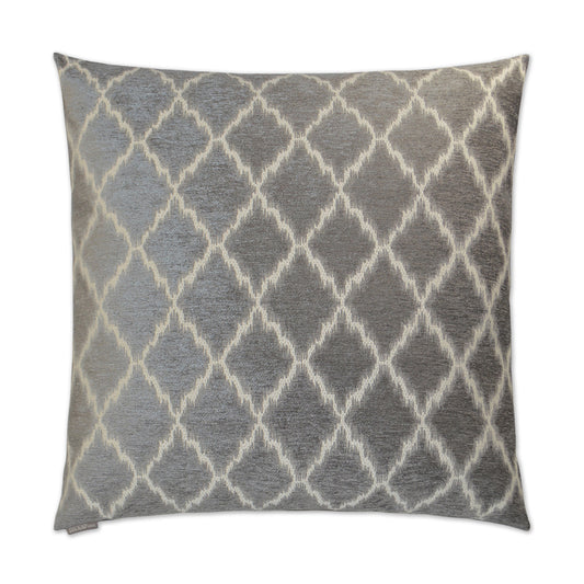 D.V. KAP HOME   24" x 24" Chateau Pillow - Silver Traditional    - 2875-S-2424