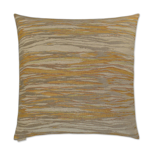 D.V. KAP HOME   24" x 24" Rapport Pillow - Maize Abstract    - 2877-M-2424