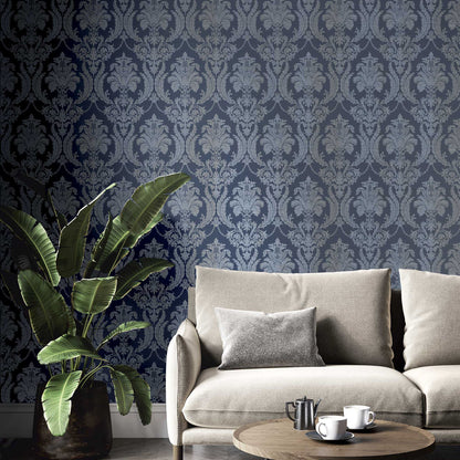 GALERIE WALLCOVERINGS Italian Style    Blue   - 28809